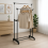 Double Clothes Rail Garment Rack on Wheels 1