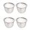 Raindrops 4-teilig Teeinfuser Silber Mit Filter 2