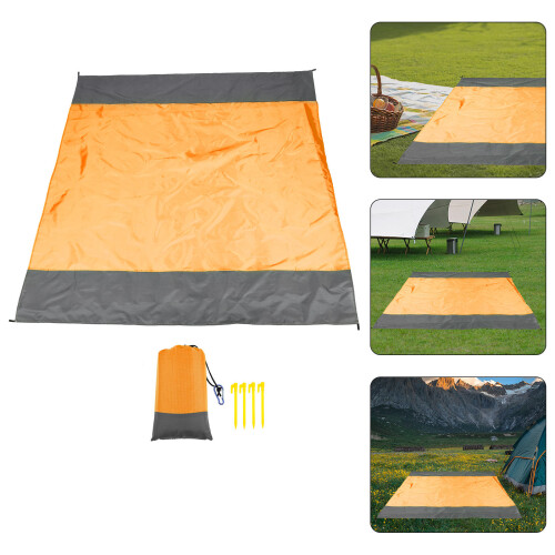 Feuchtigkeitsfeste Campingdecke Orange 2