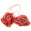 Blumenform Vorhangband Rotes 2 1