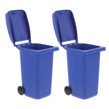 2 . Schreibtisch Stiftehalter Mini Mülleimer Halter