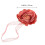 Blumenform Vorhangband Rotes 2 3