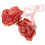 Blumenform Vorhangband Rotes 2 9