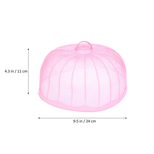 Schirmförmige Lebensmittelabdeckung Aus Kunststoff 1 Rosa 1