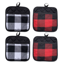 Koch Ofenhandschuhe Baumwolle Hitzebeständig 4 Stk 7,86x7,86x0,20 Zoll