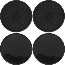 4Stk Rutschfeste Untersetzer PVC Ling Form Einsatz