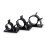 Masteelf 20 Draht Halter Paste Befestigung M Schwarz 7