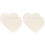 4Pièces Base De Panier En Bois Beige, Support Durable Pour Projets DIY 2