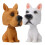 8 Pcs Bobblehead Dog Model For Car Dashboard Decoration 3