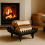Small Log Basket Fire Grate for Coal Wood Storage 1
