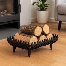 Large Log Basket Fire Grate for Coal Wood Storage