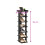 NEO Neo 7 Tier Black Shoe Rack 4