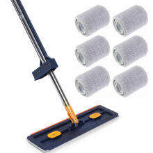 Selbstreinigende, Flache, Teleskopierbare, 6-Pad-