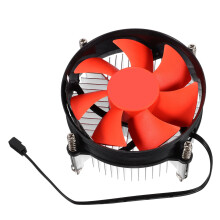 Worgeous Cpu Kühlventilator Aluminium Kupfer 1Stück 3,7x3,7x2,2Zoll