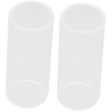 2Stk Weißer Glas Gitarrengleiter Sustain Starker Klang Slide