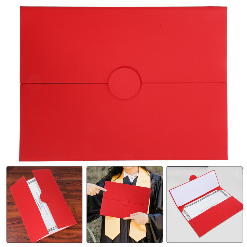 Certificate Hülle 30,8X23X1Cm Rot 2