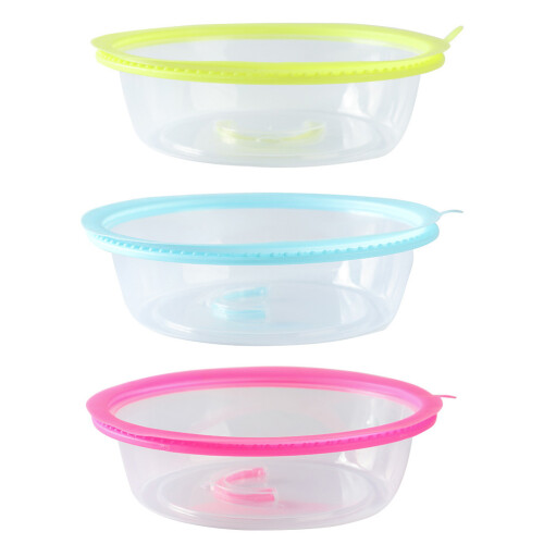 3 Mikrowellen Lebensmittelabdeckungen Backofen Spritzschutz