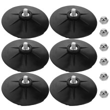 Saugnapf Mit Saugfuß Set 6 Stk 8,30x8,30x3,50 Cm