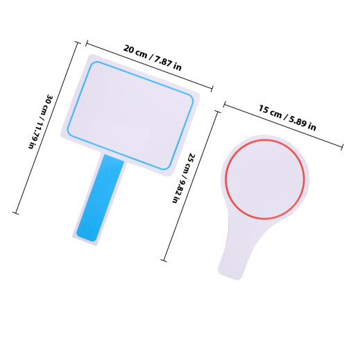2Stk Mini Whiteboard Abstimmungskarten Punktekarten 1