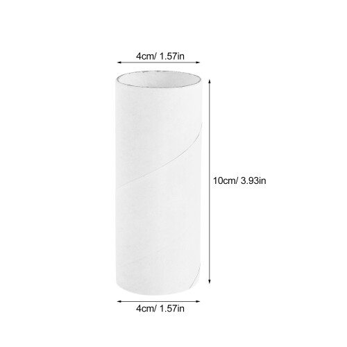 Craft Rolls Tubes Weißes Kraftpapier 30 1