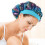 Duschhaube Mit Elastischem Haarband Seidenglanz Damen 3