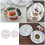 5- Geteilter Tablett 2 Stk Premium Mehrzweck Snackteller 7