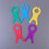 20 Strickspulen, , Mischfarben, Wickelbrett, 7