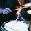 Drumstok Set Hout Metaal 16,1X0,6In 4