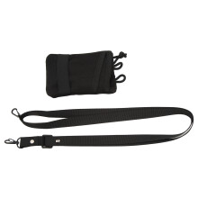 Outdoor Oxford-Tuch Mini-Geldbörse für Karten & Schlüssel, 15x10cm, Schwarz