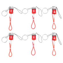 Phone Charm 6 Stk 5,9x0,8x0,4 Zoll Mehrfarbig Gruseliger Schlüsselanhänger