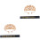 4 /Set Geburtstags- -Krone Und -Band Deko 4