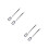 4 Pcs Double-Sided Transparent ID Badge Holders For Office School 7