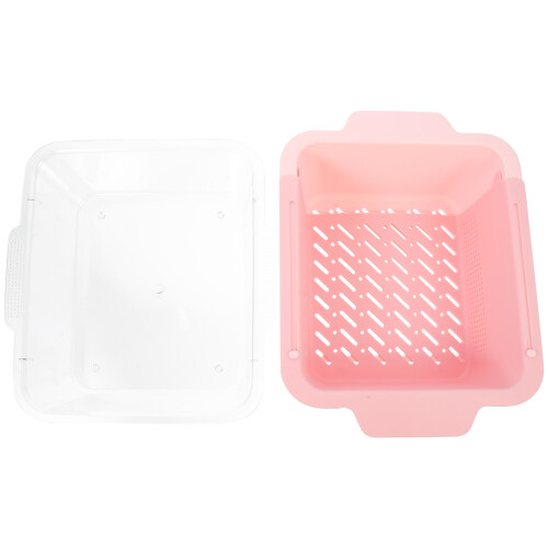3Pcs Kitchen Draining Basket For Daily Use And Fruit Washing 2
