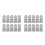 20 Pcs Steel Handle Wedge For Hammer Metal Replacement 10