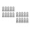 20 Pcs Steel Handle Wedge For Hammer Metal Replacement 5