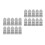 20 Pcs Steel Handle Wedge For Hammer Metal Replacement 7