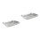 2 Sets Stainless Steel Baking Sheet Pan With Wire Rack 7