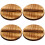 4Pcs Wood Teapot Lid Replacement Round Tea Kettle Cover 7
