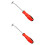 2Pcs Tungsten Steel Clear Seam Cone Stitcher Pressing Sewing Tool 5