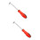 2Pcs Tungsten Steel Clear Seam Cone Stitcher Pressing Sewing Tool 7