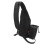Multifunctional Nylon Sling Backpack 36x17x4cm Large Capacity Black 1