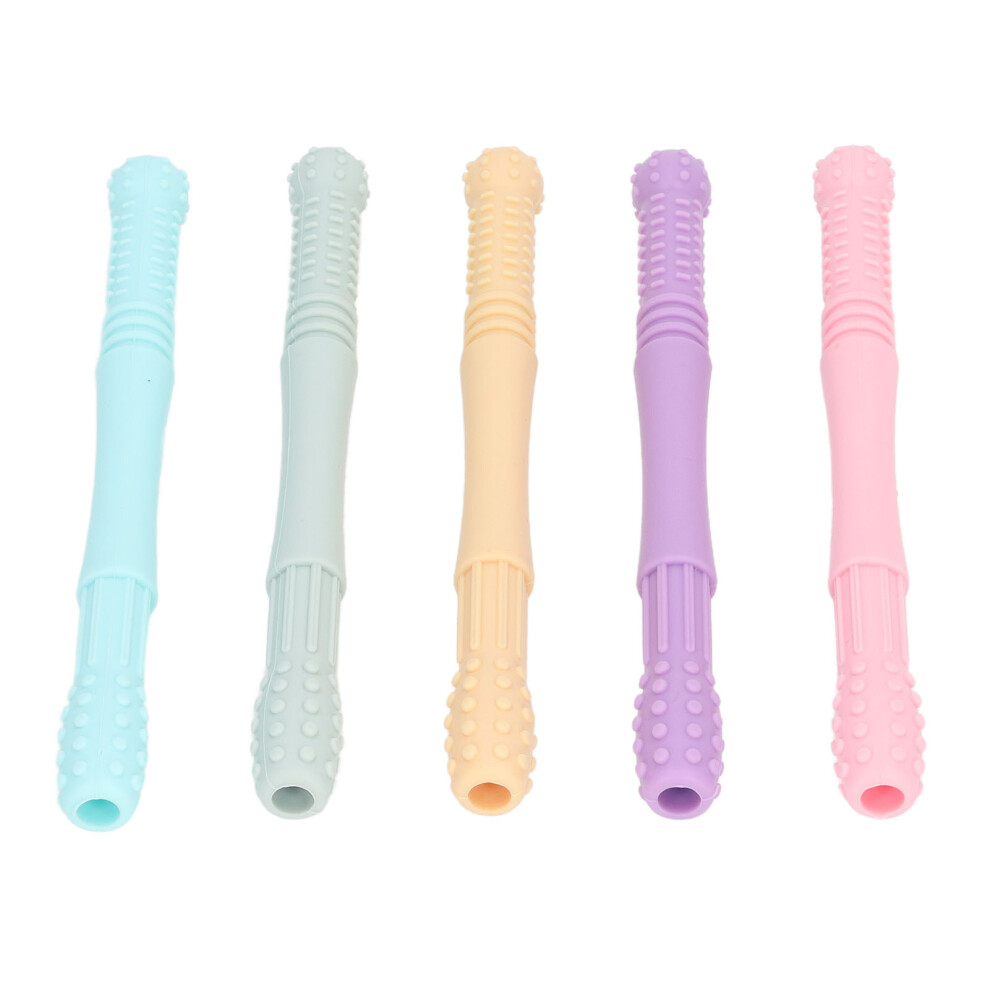 Calming Silicone Teething Toys for Babies - 5PCS Safe Soft & Therapeutic