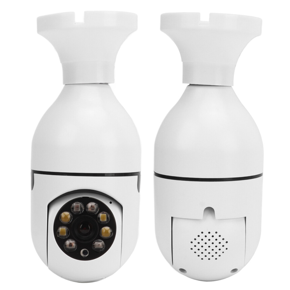 E27 Wifi Camera 1080P 360 Rotation Night Vision Surveillance Cam Light 8751353614339
