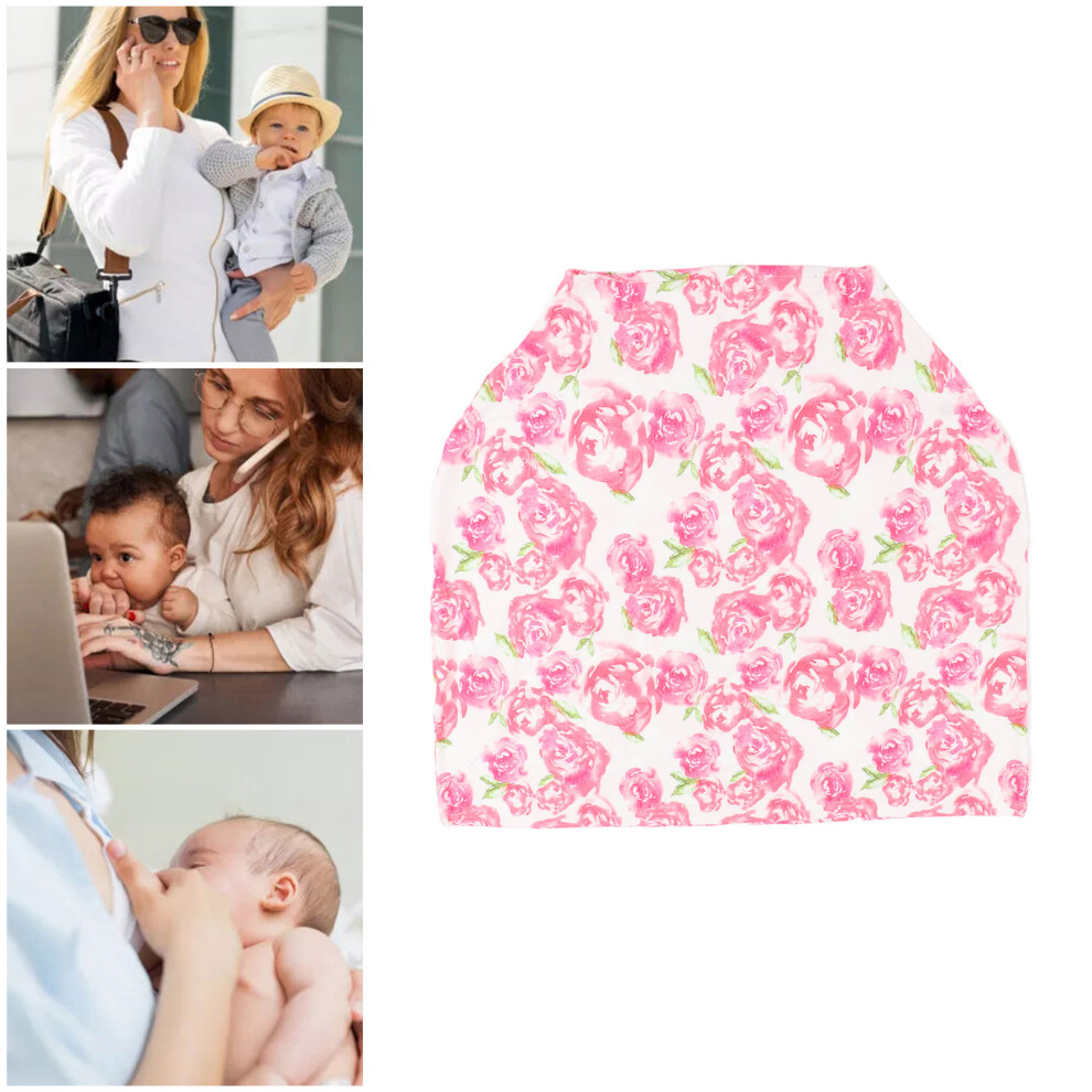 Breathable Nursing Towel Polyester 73.5x69cm White for Breastfeeding