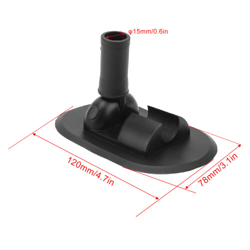 2PCS 180 Rotation Inflatable Kayak Tent Base in Durable PVC Material 1