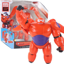 6 Big Hero 16cm Baymax Orange Robot Assembles Transformed Boy Model Toy Doll