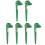 6 Golf Übungsartikel 7,00x2,30x2,00 Cm Grün 10