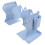 Generic Buchstützen Himmelblau ABS 9