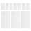 Worgeous 10 Doppelseitiges Klebeband 13,20x7,20x0,10 cm Weiß 10