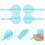 Form Dartflights 10Stk Mit Pp Material Zum Verschenken 9